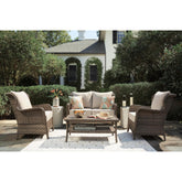 Signature Design by Ashley Clear Ridge P361 4 pc Outdoor Seating Set