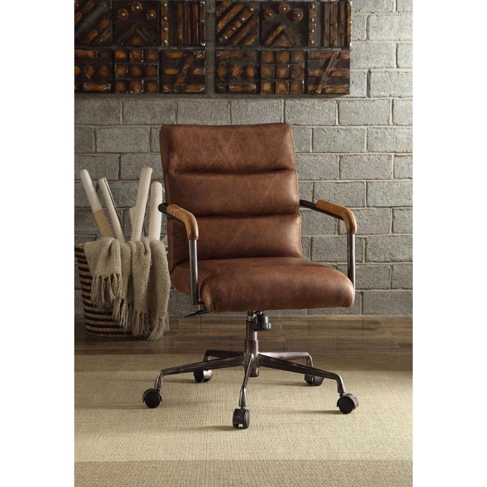 Acme Furniture Harith 92414 Executive Office Chair - Retro Brown