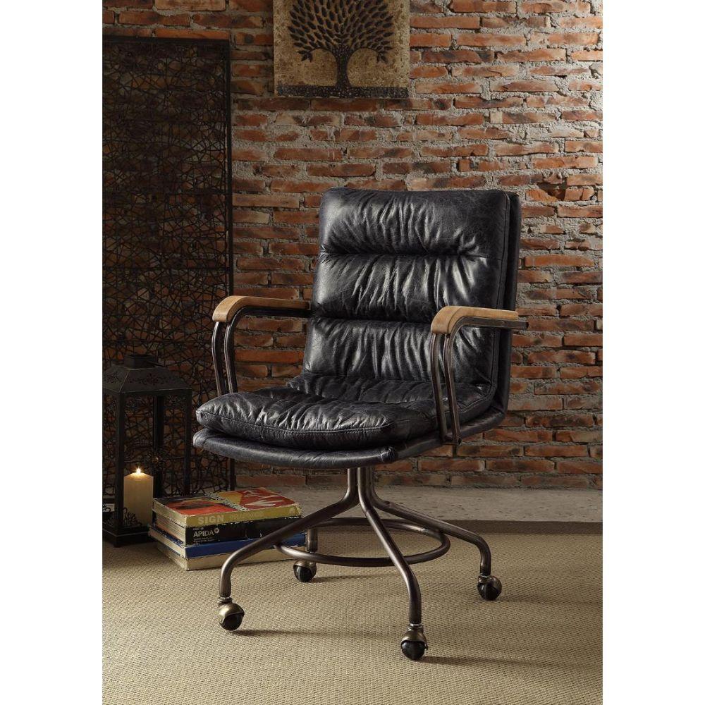 Acme Furniture Harith 92417 Executive Office Chair - Vintage Blue