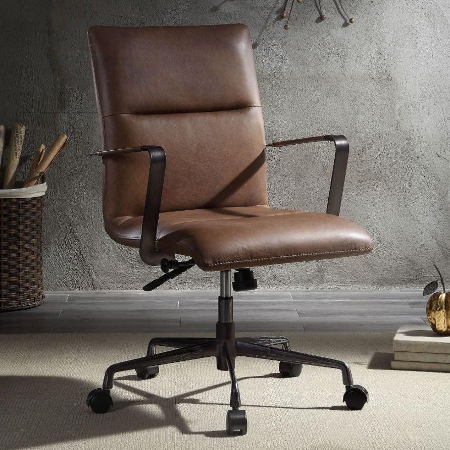 Acme Furniture Indra 92568 Executive Office Chair - Vintage Chocolate