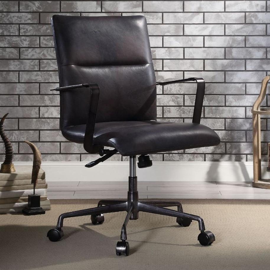 Acme Furniture Indra 92569 Executive Office Chair - Onyx Black