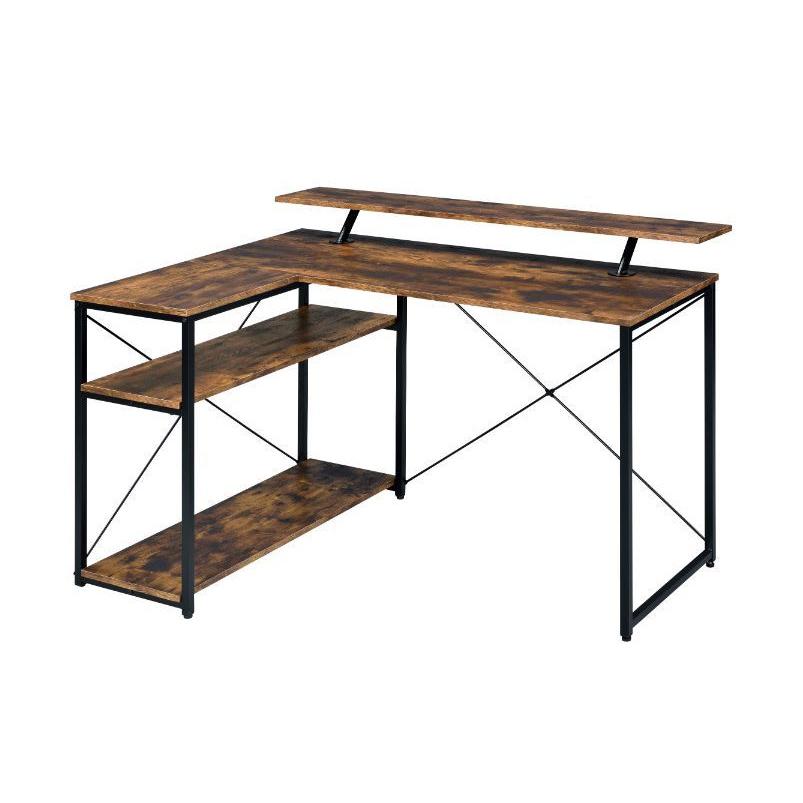 Acme Furniture Drebo 92755 Writing Desk - Weathered Oak & Black