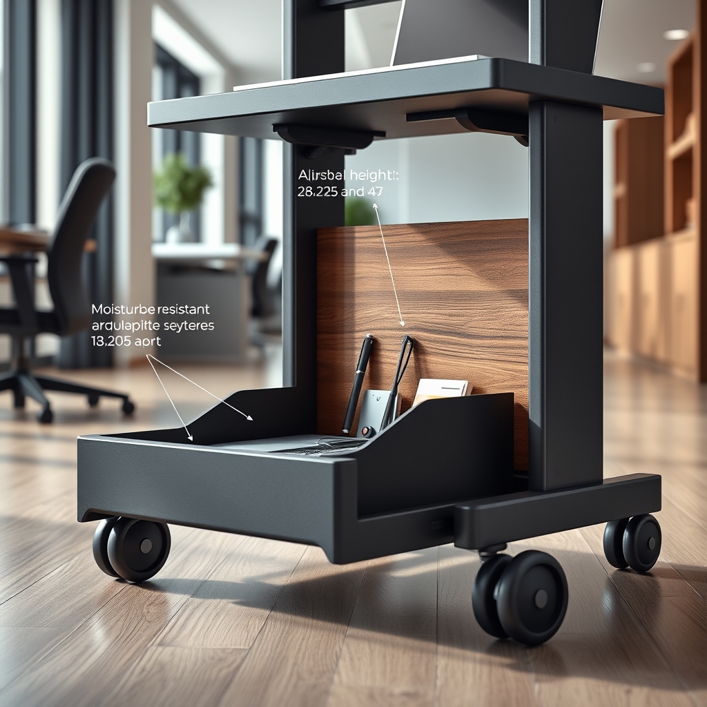 laptop cart in action