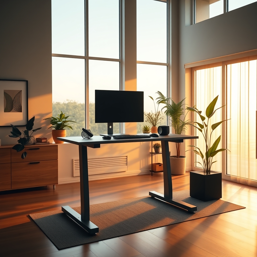 standing desk product view